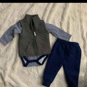 Baby boy Chick pea outfit. 3-6 months.